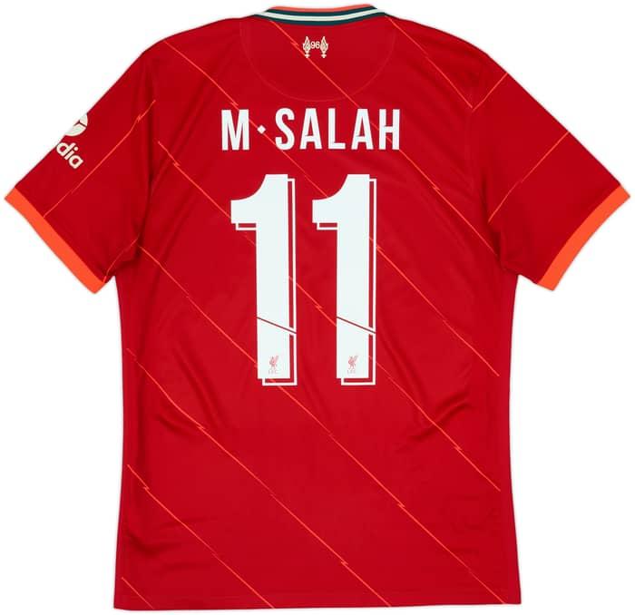 2021-22 Liverpool Home Shirt M.Salah #11 - 7/10 - (M)