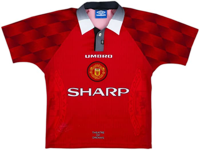 Camiseta de local del Manchester United 1996-98 Cantona #7 - 8/10 - (15-16 Años)