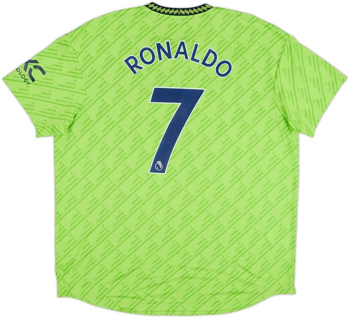 2022-23 Manchester United Authentic Third Shirt Ronaldo #7 - 9/10 - (XXL)