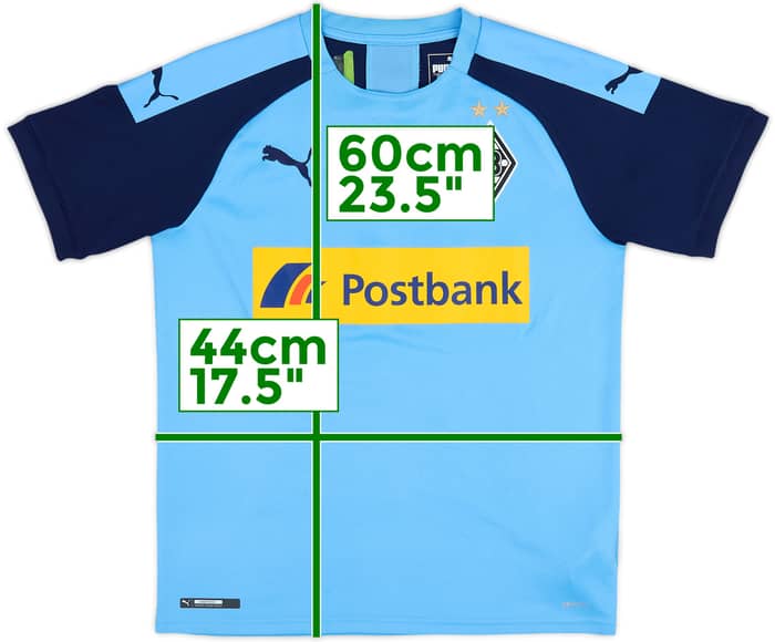 2019-20 Borussia Monchengladbach Away Shirt - 8/10 - (L.Boys)