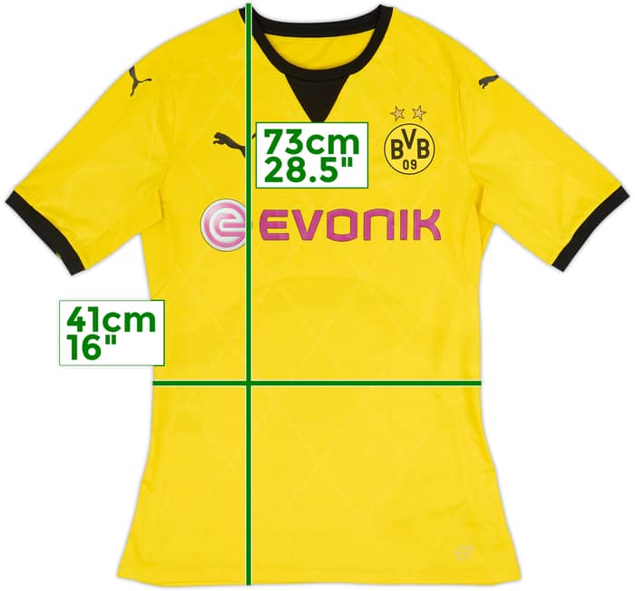 Camiseta auténtica europea de local del Borussia Dortmund 2015-16 - 8/10 - (L)