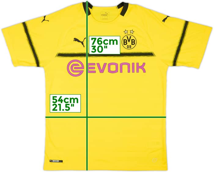 2018-19 Borussia Dortmund European Home Shirt - 10/10 - (L)
