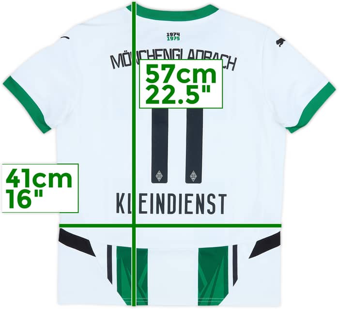 2024-25 Borussia Monchengladbach Home Shirt Kleindienst #11 - 6/10 - (M.Boys)