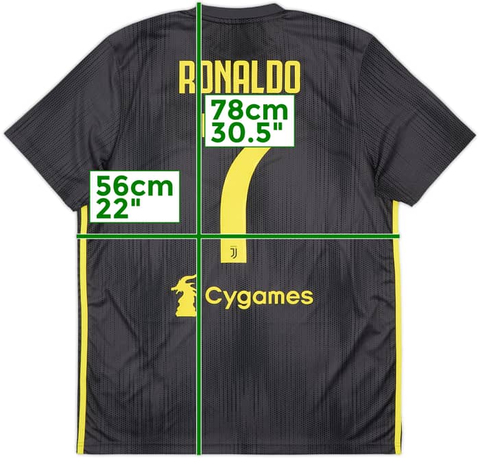 2018-19 Juventus Third Shirt Ronaldo #7 - 10/10 - (L)