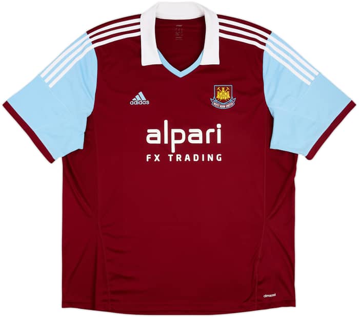 2013-14 West Ham Home Shirt Noble #16 - 7/10 - (3XL)