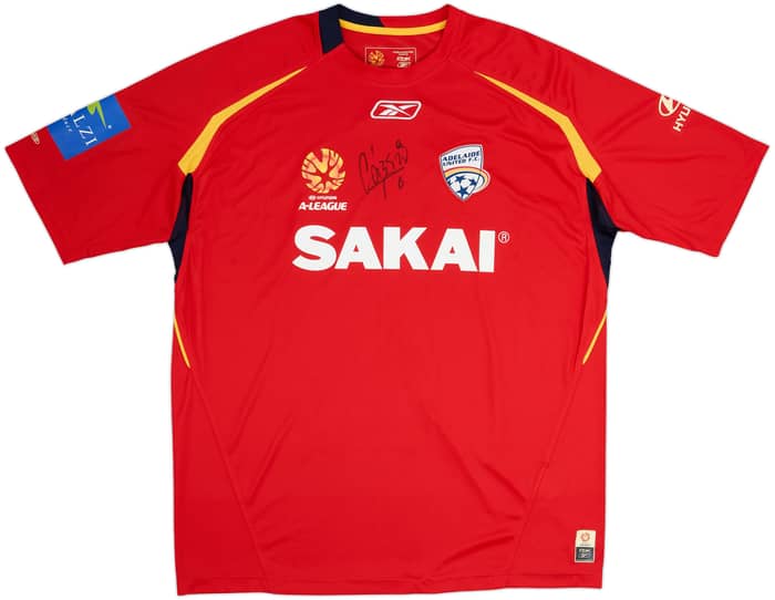 2008-09 Adelaide United Signed Home Shirt - 8/10 - (XL)