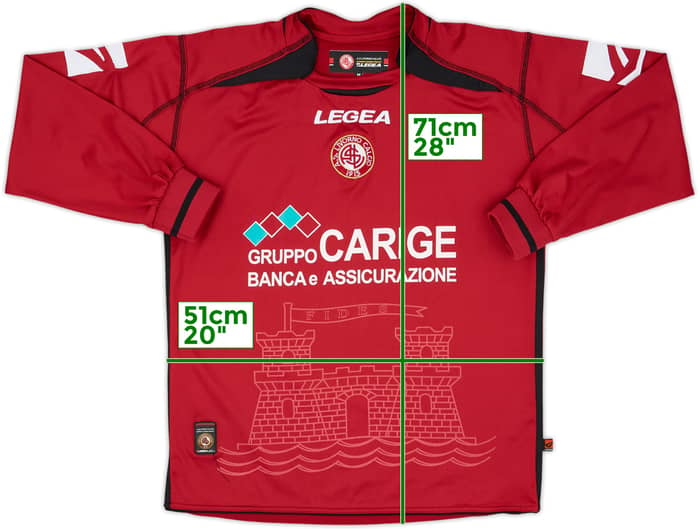 2006-07 Livorno Home L/S Shirt - 10/10 - (M)