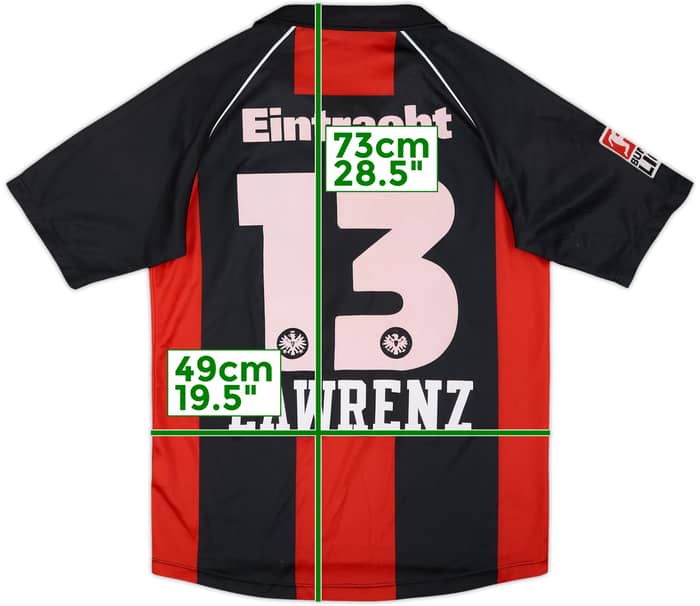 Camiseta de local del Eintracht Frankfurt 2006-07 Lawrenz #13 - 5/10 - (S)