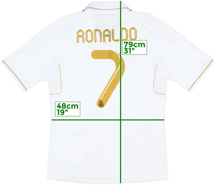 2011-12 Real Madrid Home Shirt Ronaldo #7 - 8/10 - (M)
