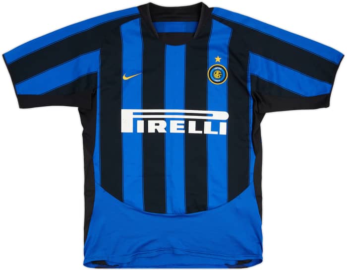 2003-04 Inter Milan Home Shirt Adriano #10 - 7/10 - (M)
