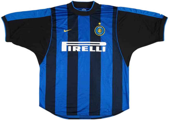 2000-01 Inter Milan Home Shirt Ronaldo #9 - 8/10 - (XL)