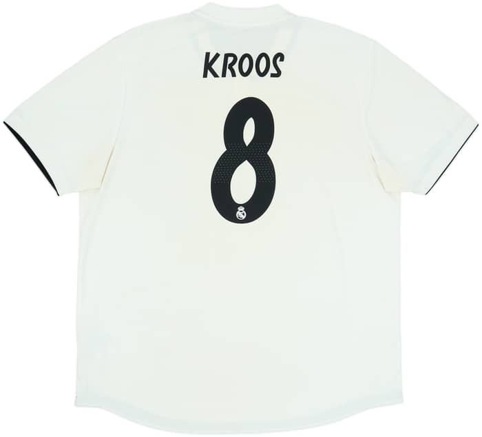 2018-19 Real Madrid Authentic Home Shirt Kroos #8 - 5/10 - (XXL)