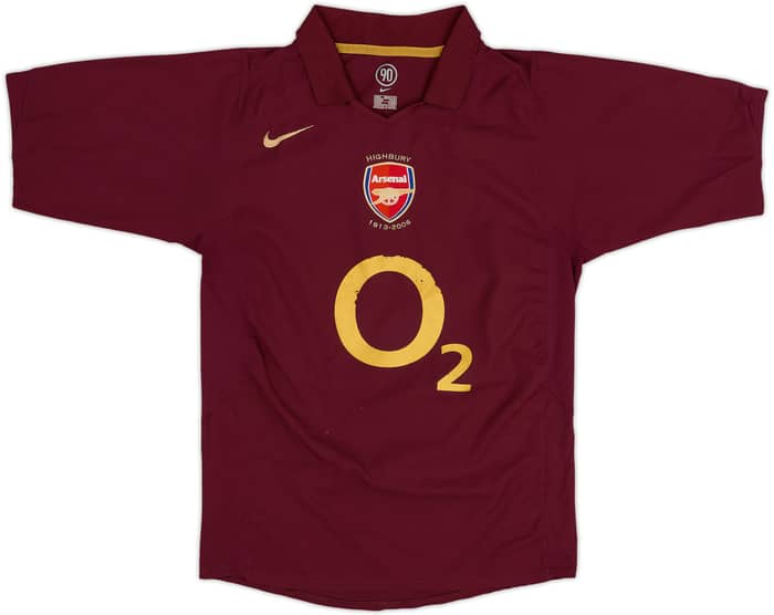 2005-06 Arsenal Home Shirt - 4/10 - (S)
