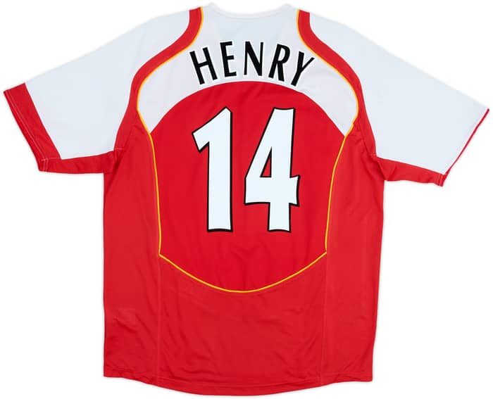 2004-05 Arsenal Home Shirt Henry #14 - 7/10 - (XL)