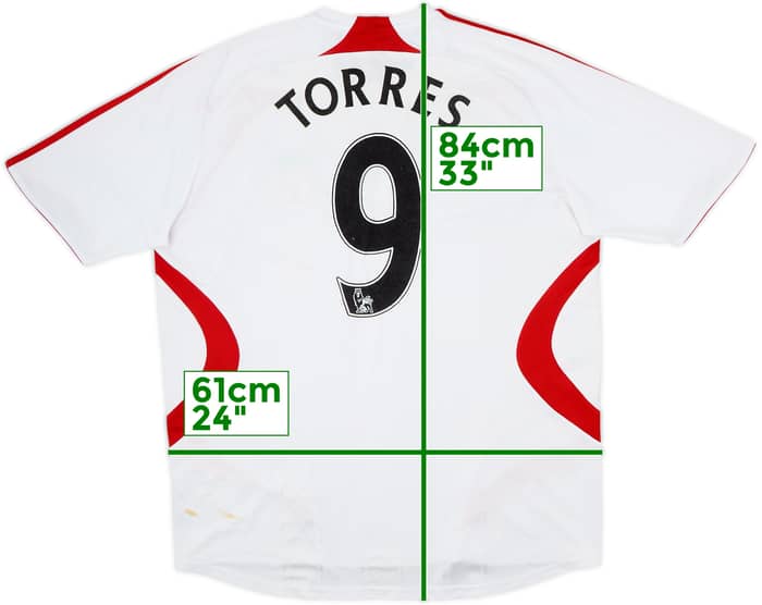 2007-08 Liverpool Away Shirt Torres #9 - 6/10 - (XL)