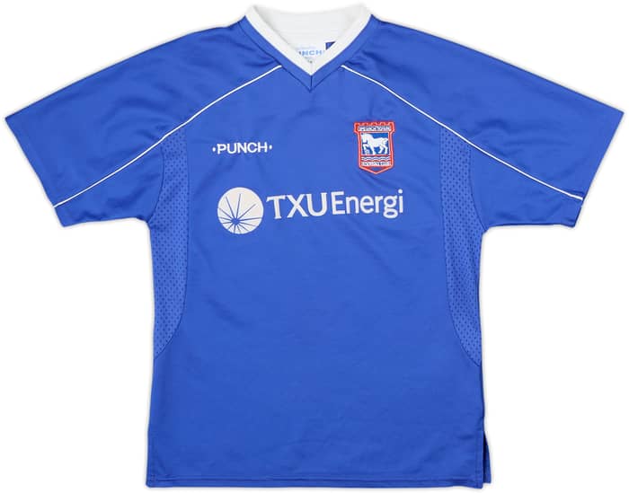 2001-02 Ipswich Home Shirt - 9/10 - (S.Boys)