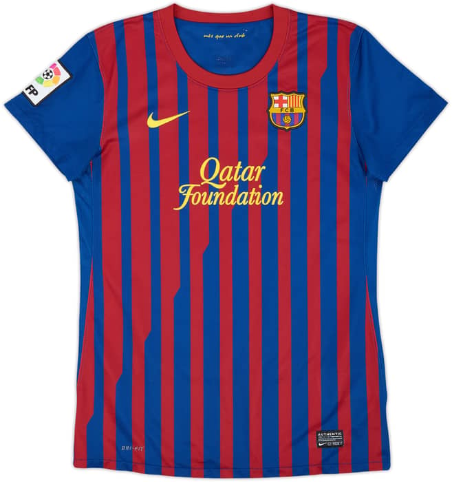 2011-12 Barcelona Home Shirt Messi #10 - 8/10 - (Women's S)