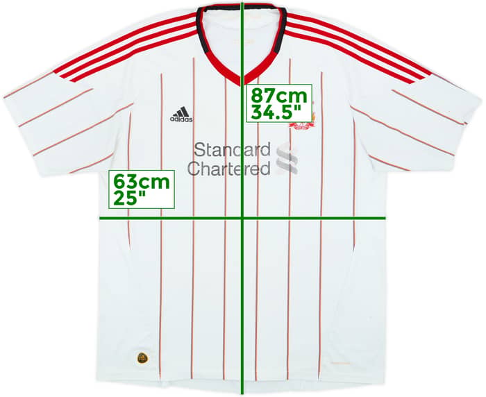 2010-11 Liverpool Away Shirt - 4/10 - (XXL)