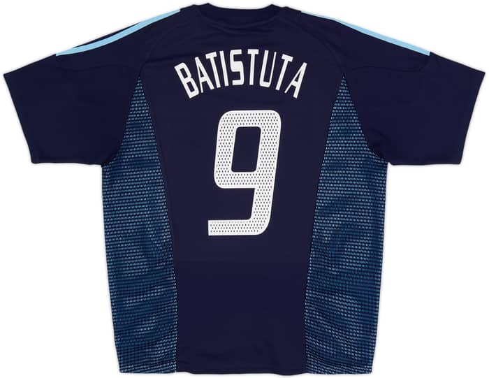 2002-04 Argentina Away Shirt Batistuta #9 - 10/10 - (XL)
