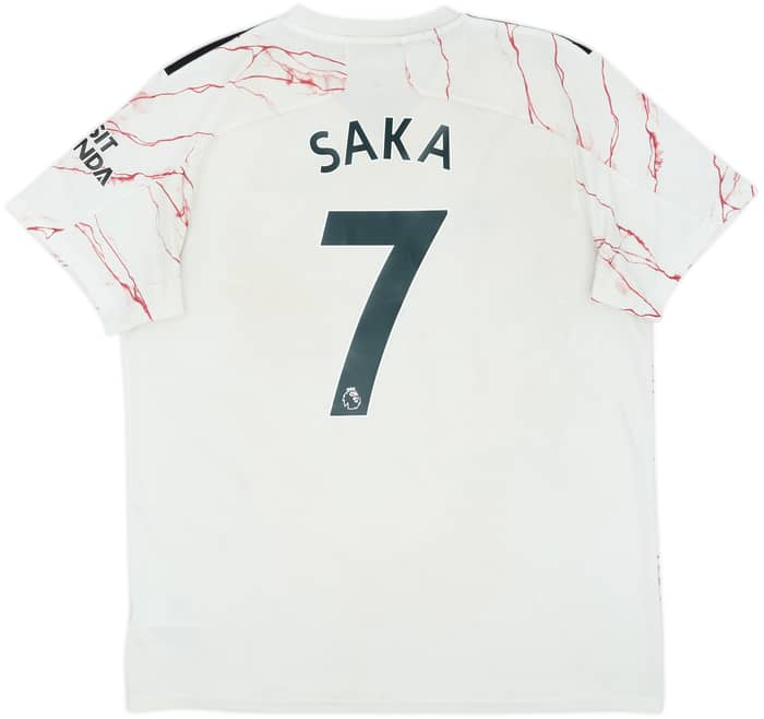 2020-21 Arsenal Away Shirt Saka #7 - 5/10 - (XL)
