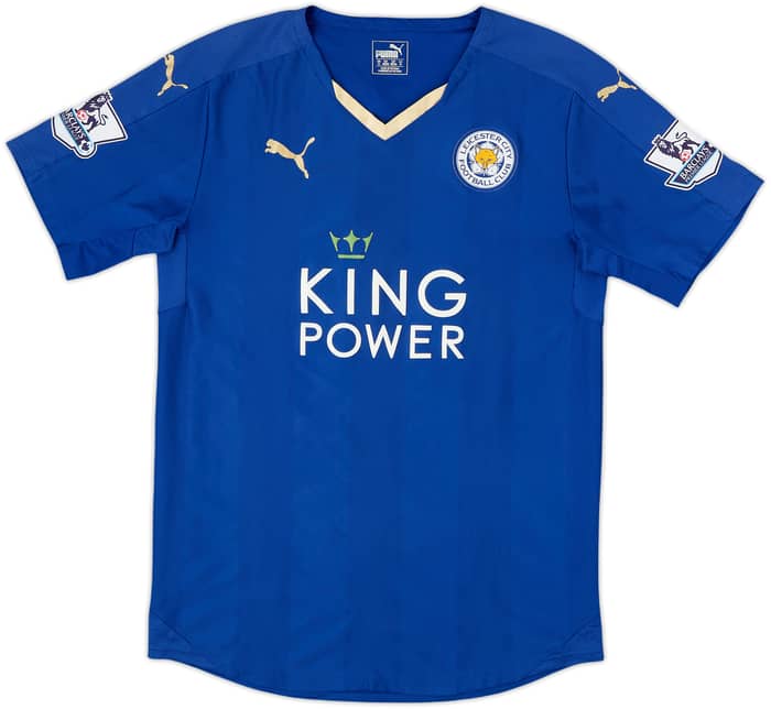 2015-16 Leicester Home Shirt Mahrez #26 - 5/10 - (M)