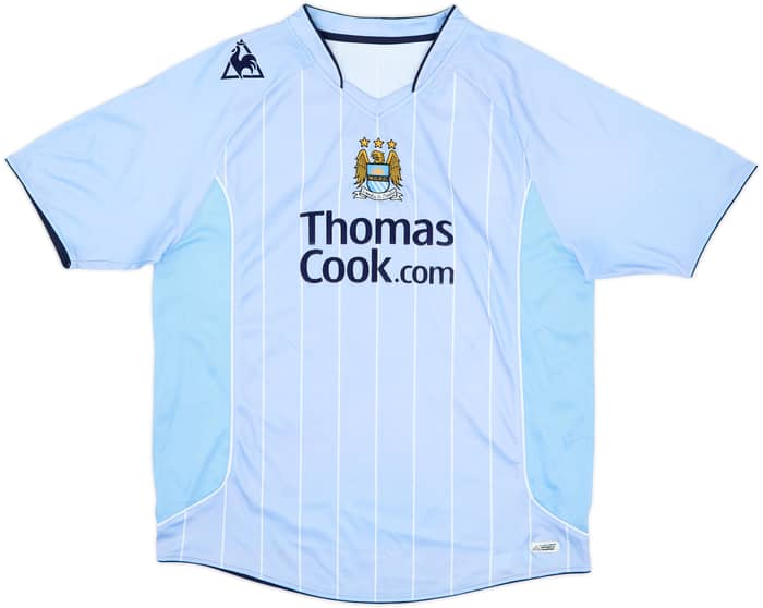 2007-08 Manchester City Home Shirt Elano #11 - 6/10 - (L)