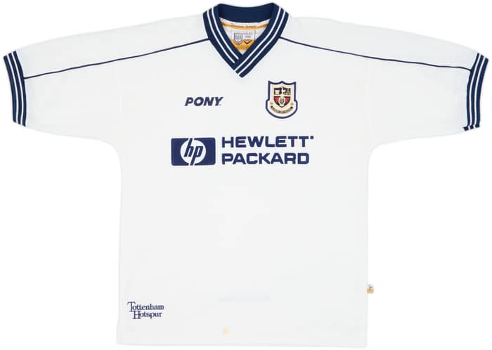 1997-99 Tottenham Home Shirt Ginola #14 - 8/10 - (M)