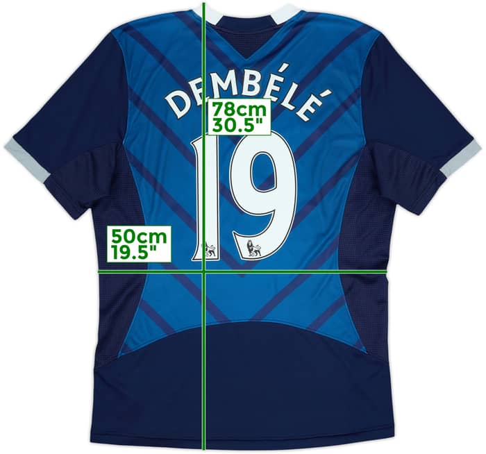 2012-13 Tottenham Away Shirt Dembele #19 - 6/10 - (L)