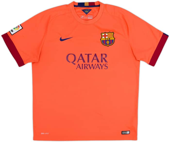 2014-15 Barcelona Away Shirt - 5/10 - (XL)