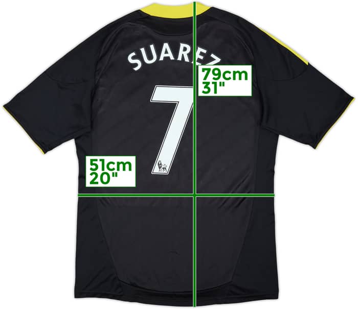 2010-11 Liverpool Third Shirt Suarez #7 - 7/10 - (M)