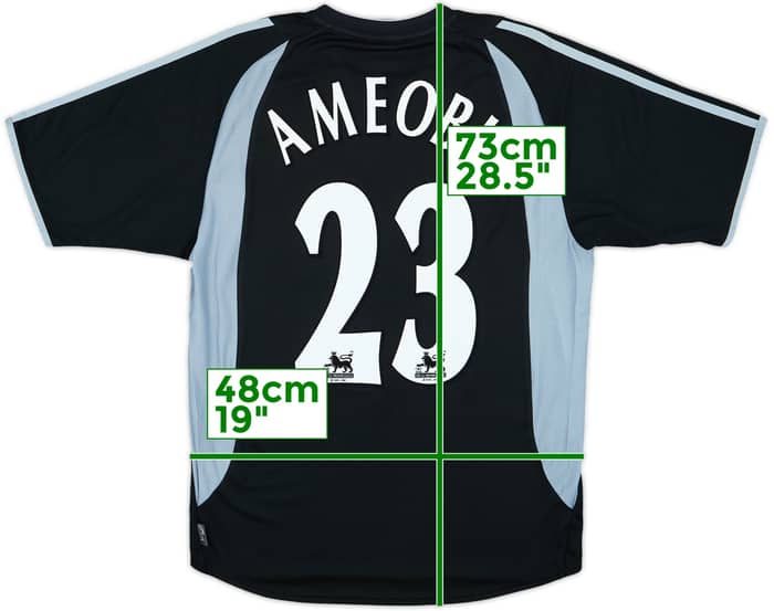 2003-04 Newcastle Away Shirt Ameobi #23 - 5/10 - (S)