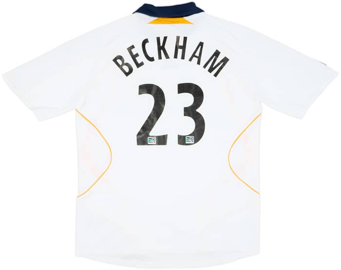 2007-08 LA Galaxy Home Shirt Beckham #23 - 5/10 - (L)