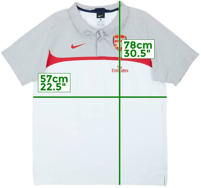 2010-11 Arsenal Nike Polo Shirt - 9/10 - (L)
