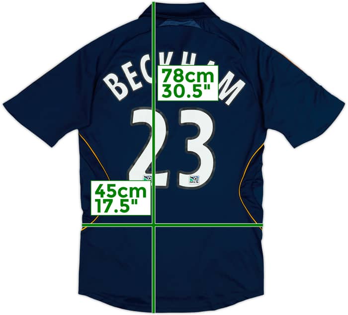 2007-08 LA Galaxy Away Shirt Beckham #23 - 8/10 - (S)