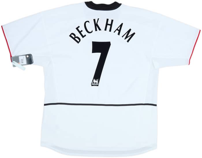 2002-03 Manchester United Away Shirt Beckham #7 (XXL)