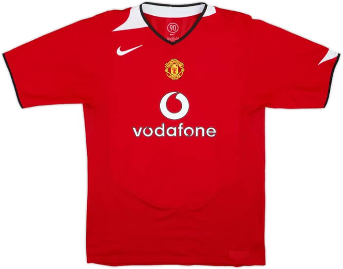 2004-06 Manchester United Home Shirt Ronaldo #7 - 8/10 - (14-15 Years)