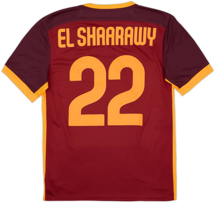 2015-16 Roma Home Shirt El Shaarawy #22 - 8/10 - (S)
