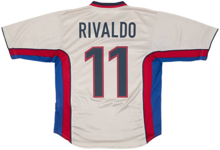 1999-01 Barcelona Away Shirt Rivaldo #11 - 6/10 - (M)