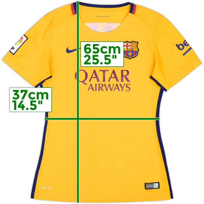 2015-16 Barcelona Away Shirt - 10/10 - (Women's S)