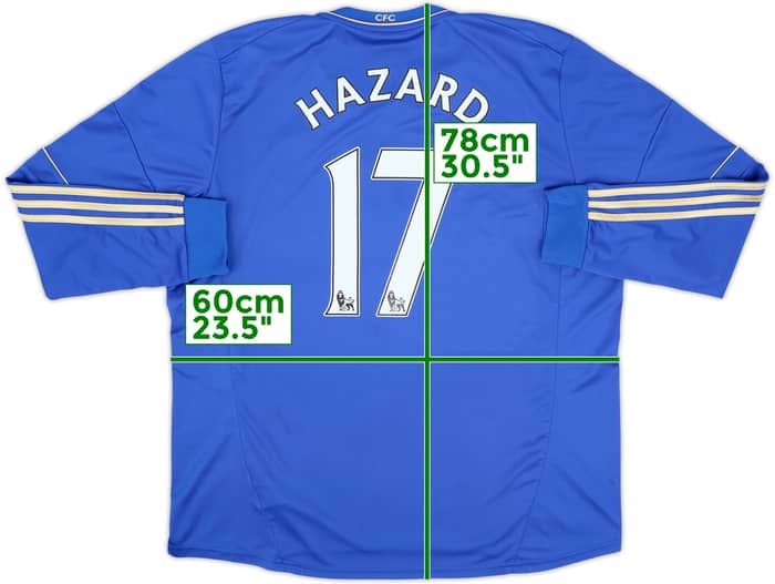 2012-13 Chelsea Home L/S Shirt Hazard #17 - 5/10 - (XXL)