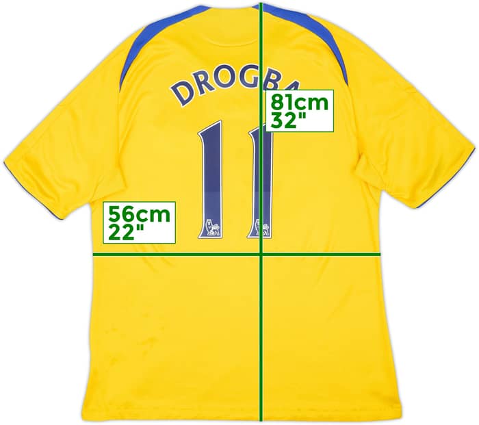 2008-09 Chelsea Third Shirt Drogba #11 - 8/10 - (XL)