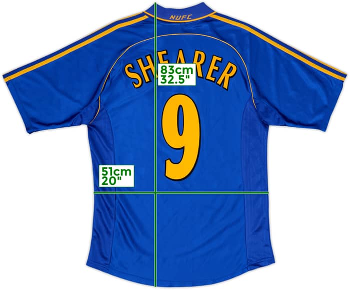 1998-99 Newcastle Away Shirt Shearer #9 - 10/10 - (M)