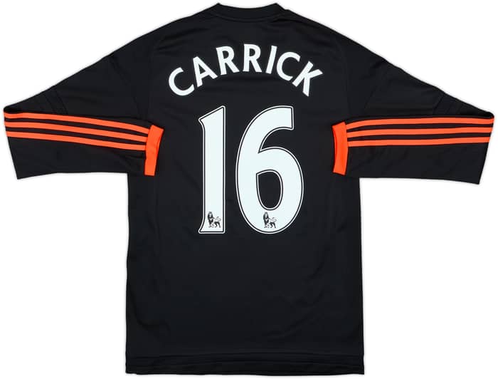 2015-16 Manchester United Third L/S Shirt Carrick #16 - 8/10 - (S)