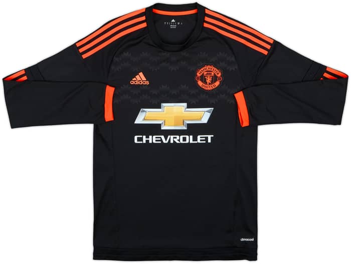 2015-16 Manchester United Third L/S Shirt Carrick #16 - 8/10 - (S)