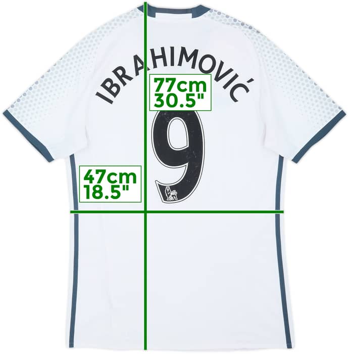2016-17 Manchester United Third Shirt Ibrahimovic #9 - 6/10 - (M)
