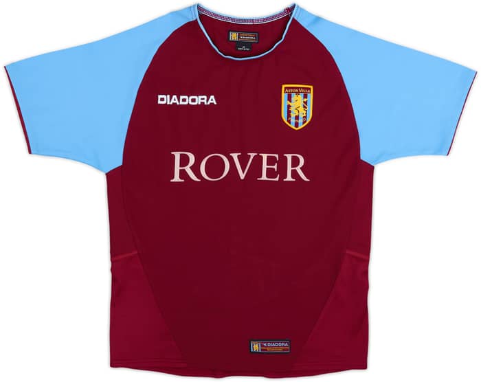 2003-04 Aston Villa Home Shirt - 8/10 - (M.Boys)