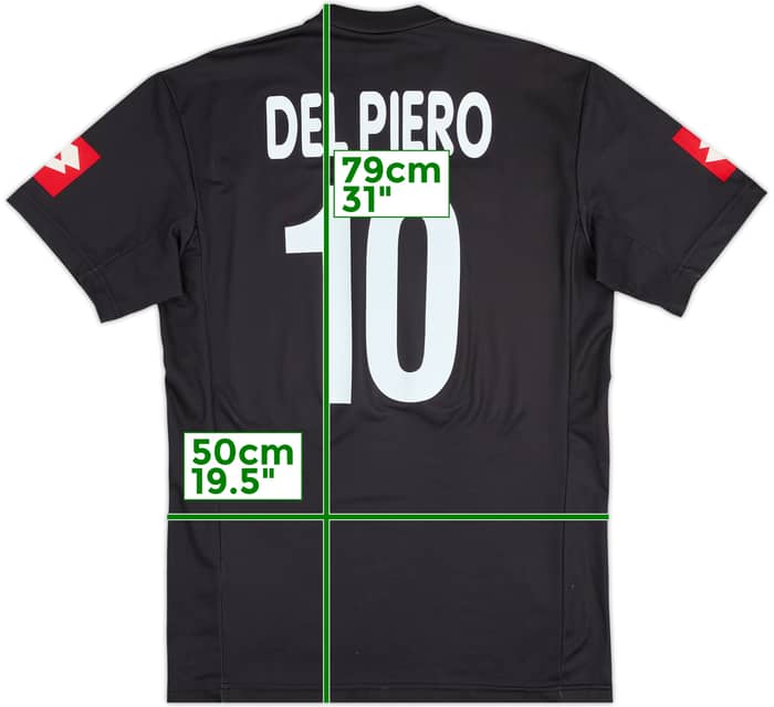 2001-02 Juventus Away Shirt Del Piero #10 - 8/10 - (L)