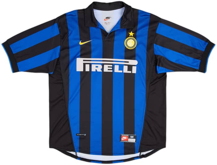 1998-99 Inter de Milán Camiseta Local Ronaldo #9 - 8/10 - (M)