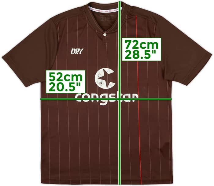 2021-22 St Pauli Home Shirt - 5/10 - (M)