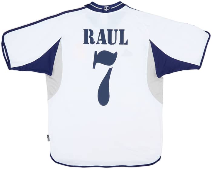 2000-01 Real Madrid Home Shirt Raul #7 - 7/10 - (M)
